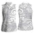 Lotu Tamaiti Samoa Siapo Women Sleeveless Polo Shirt White Sunday With Teuila Torch Ginger