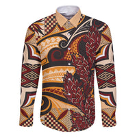 Vintage Samoa Siapo Family Matching Mermaid Dress and Hawaiian Shirt With Teuila Torch Ginger