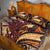 Vintage Samoa Siapo Quilt Bed Set With Teuila Torch Ginger