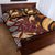 Vintage Samoa Siapo Quilt Bed Set With Teuila Torch Ginger