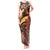 Vintage Samoa Siapo Tank Maxi Dress With Teuila Torch Ginger