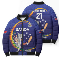 Custom Cricket Samoa East Asia-Pacific Bomber Puffer Jacket Samoa Storming the Limits LT9 - Polynesian Pride
