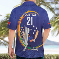 Custom Cricket Samoa East Asia-Pacific Hawaiian Shirt Samoa Storming the Limits LT9 - Polynesian Pride