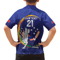 Custom Cricket Samoa East Asia-Pacific Hawaiian Shirt Samoa Storming the Limits LT9 - Polynesian Pride