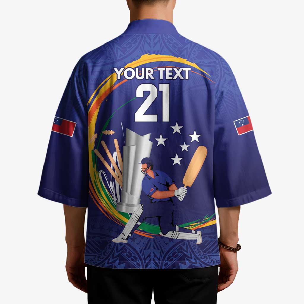 Custom Cricket Samoa East Asia-Pacific Kimono Samoa Storming the Limits - Polynesian Pride