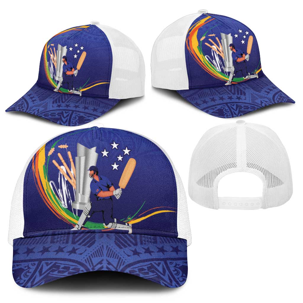 Cricket Samoa East Asia-Pacific Mesh Trucker Cap Samoa Storming the Limits - Polynesian Pride