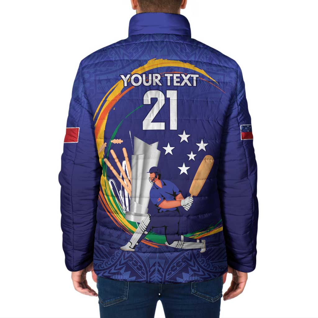 Custom Cricket Samoa East Asia-Pacific Padded Jacket Samoa Storming the Limits LT9 - Polynesian Pride