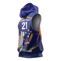 Custom Cricket Samoa East Asia-Pacific Sleeveless Hoodie Samoa Storming the Limits LT9 - Polynesian Pride