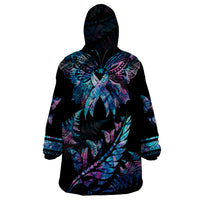 Polynesia Ribbon Butterflies Blanket Silver Fern Breast Cancer With Papua Shell Pattern LT9 - Polynesian Pride