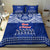 Toa Samoa Christmas Bedding Set Samoa Siva Tau Manuia Le Kerisimasi Blue Vibe LT9 - Polynesian Pride