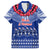 Toa Samoa Christmas Family Matching Long Sleeve Bodycon Dress and Hawaiian Shirt Samoa Siva Tau Manuia Le Kerisimasi Blue Vibe LT9 Dad's Shirt - Short Sleeve Blue - Polynesian Pride