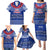 Toa Samoa Christmas Family Matching Puletasi Dress and Hawaiian Shirt Samoa Siva Tau Manuia Le Kerisimasi Blue Vibe LT9 - Polynesian Pride