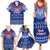 Toa Samoa Christmas Family Matching Summer Maxi Dress and Hawaiian Shirt Samoa Siva Tau Manuia Le Kerisimasi Blue Vibe LT9 - Polynesian Pride