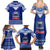 Toa Samoa Christmas Family Matching Summer Maxi Dress and Hawaiian Shirt Samoa Siva Tau Manuia Le Kerisimasi Blue Vibe LT9 - Polynesian Pride