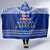 Toa Samoa Christmas Hooded Blanket Samoa Siva Tau Manuia Le Kerisimasi Blue Vibe LT9 - Polynesian Pride