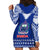 Toa Samoa Christmas Hoodie Dress Samoa Siva Tau Manuia Le Kerisimasi Blue Vibe LT9 - Polynesian Pride