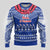 Toa Samoa Christmas Ugly Christmas Sweater Samoa Siva Tau Manuia Le Kerisimasi Blue Vibe LT9 - Polynesian Pride