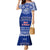 Toa Samoa Christmas Mermaid Dress Samoa Siva Tau Manuia Le Kerisimasi Blue Vibe LT9 Women Blue - Polynesian Pride