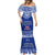 Toa Samoa Christmas Mermaid Dress Samoa Siva Tau Manuia Le Kerisimasi Blue Vibe LT9 - Polynesian Pride