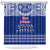 Toa Samoa Christmas Shower Curtain Samoa Siva Tau Manuia Le Kerisimasi Blue Vibe LT9 Blue - Polynesian Pride