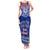 Toa Samoa Christmas Tank Maxi Dress Samoa Siva Tau Manuia Le Kerisimasi Blue Vibe LT9 Women Blue - Polynesian Pride