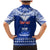 Personalised Toa Samoa Christmas Family Matching Mermaid Dress and Hawaiian Shirt Samoa Siva Tau Manuia Le Kerisimasi Blue Vibe LT9 - Polynesian Pride