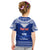 Personalised Toa Samoa Christmas Kid T Shirt Samoa Siva Tau Manuia Le Kerisimasi Blue Vibe LT9 - Polynesian Pride