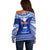 Personalised Toa Samoa Christmas Off Shoulder Sweater Samoa Siva Tau Manuia Le Kerisimasi Blue Vibe LT9 - Polynesian Pride