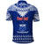 Personalised Toa Samoa Christmas Polo Shirt Samoa Siva Tau Manuia Le Kerisimasi Blue Vibe LT9 - Polynesian Pride