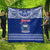 Personalised Toa Samoa Christmas Quilt Samoa Siva Tau Manuia Le Kerisimasi Blue Vibe LT9 - Polynesian Pride