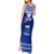 Personalised Toa Samoa Christmas Tank Maxi Dress Samoa Siva Tau Manuia Le Kerisimasi Blue Vibe LT9 - Polynesian Pride