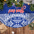 Personalised Toa Samoa Christmas Tree Skirt Samoa Siva Tau Manuia Le Kerisimasi Blue Vibe LT9 - Polynesian Pride