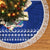 Personalised Toa Samoa Christmas Tree Skirt Samoa Siva Tau Manuia Le Kerisimasi Blue Vibe LT9 - Polynesian Pride