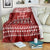 Toa Samoa Christmas Blanket Samoa Siva Tau Manuia Le Kerisimasi Red Vibe LT9 - Polynesian Pride