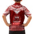 Toa Samoa Christmas Family Matching Off Shoulder Short Dress and Hawaiian Shirt Samoa Siva Tau Manuia Le Kerisimasi Red Vibe LT9 - Polynesian Pride