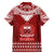 Toa Samoa Christmas Family Matching Off Shoulder Short Dress and Hawaiian Shirt Samoa Siva Tau Manuia Le Kerisimasi Red Vibe LT9 - Polynesian Pride