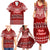 Toa Samoa Christmas Family Matching Summer Maxi Dress and Hawaiian Shirt Samoa Siva Tau Manuia Le Kerisimasi Red Vibe LT9 - Polynesian Pride