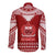 Toa Samoa Christmas Long Sleeve Button Shirt Samoa Siva Tau Manuia Le Kerisimasi Red Vibe LT9 - Polynesian Pride