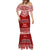 Toa Samoa Christmas Mermaid Dress Samoa Siva Tau Manuia Le Kerisimasi Red Vibe LT9 - Polynesian Pride