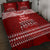 Toa Samoa Christmas Quilt Bed Set Samoa Siva Tau Manuia Le Kerisimasi Red Vibe LT9 - Polynesian Pride