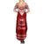 Toa Samoa Christmas Summer Maxi Dress Samoa Siva Tau Manuia Le Kerisimasi Red Vibe LT9 - Polynesian Pride