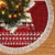 Toa Samoa Christmas Tree Skirt Samoa Siva Tau Manuia Le Kerisimasi Red Vibe LT9 - Polynesian Pride