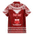 Personalised Toa Samoa Christmas Family Matching Mermaid Dress and Hawaiian Shirt Samoa Siva Tau Manuia Le Kerisimasi Red Vibe LT9 - Polynesian Pride