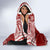 Personalised Toa Samoa Christmas Hooded Blanket Samoa Siva Tau Manuia Le Kerisimasi Red Vibe LT9 - Polynesian Pride