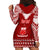 Personalised Toa Samoa Christmas Hoodie Dress Samoa Siva Tau Manuia Le Kerisimasi Red Vibe LT9 - Polynesian Pride