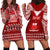 Personalised Toa Samoa Christmas Hoodie Dress Samoa Siva Tau Manuia Le Kerisimasi Red Vibe LT9 - Polynesian Pride