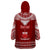 Personalised Toa Samoa Christmas Wearable Blanket Hoodie Samoa Siva Tau Manuia Le Kerisimasi Red Vibe LT9 - Polynesian Pride