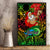 Personalised Vanuatu Joyeux Noel Canvas Wall Art Christmas Santas God Yumi LT9 - Polynesian Pride