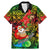 Personalised Vanuatu Joyeux Noel Family Matching Mermaid Dress and Hawaiian Shirt Christmas Santas God Yumi LT9 Dad's Shirt - Short Sleeve Reggae - Polynesian Pride