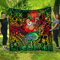 Personalised Vanuatu Joyeux Noel Quilt Christmas Santas God Yumi LT9 - Polynesian Pride